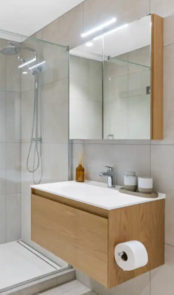 Michel Cesar Moode Vanity Wall Hung 1 Drawer with Upstand