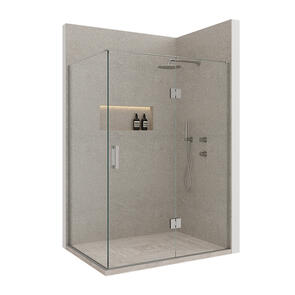 Atlantis EasyTile Tranquility Shower 2 Sided Tiled RH Hinged Door, 1400x1000mm