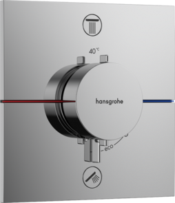 Hansgrohe ShowerSelect Comfort E IBOX Thermostat Mixer Complete 2 Function Chrome