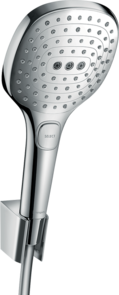 Hansgrohe Raindance Select E Shower Handpiece 120 3 Jet with Hose and Wall Bracket
