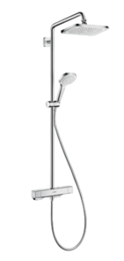 Hansgrohe Croma E Column Shower 280 1 Jet with Thermostat Ecostat E