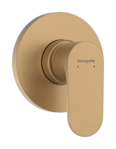 Hansgrohe Rebris S Basic Shower Mixer Complete Brushed Bronze