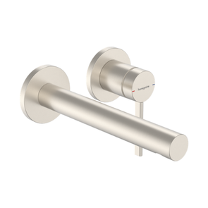 Hansgrohe Zesis S Basin Mixer Wall Mounted Complete Brushed Nickel, 195mm