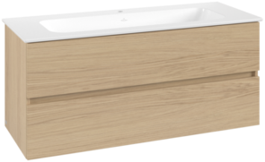 Villeroy & Boch Horizon Vanity Wall Hung 2 Drawer, 1200mm