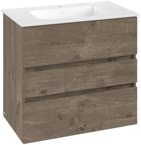 Villeroy & Boch Horizon Vanity Wall Hung 3 Drawer, 800mm