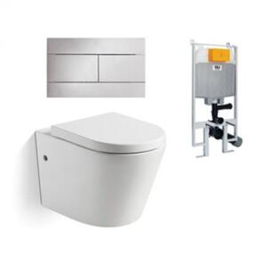 Elementi Ion Wall Hung Toilet Suite (IONWALOLICP)