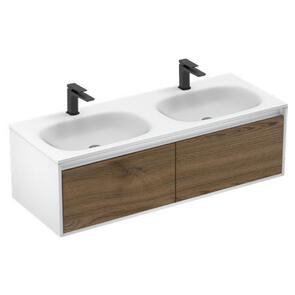 Lavage Uno Wall Hung Vanity Double Bowl 2 Drawer