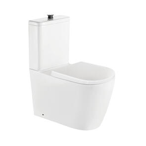 Argent Maxx Accessible Back To Wall Toilet Suite Soft Close Seat