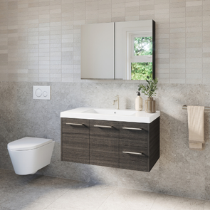 St Michel Roxy II Vanity Wall Hung 2 Door/2 Drawer Right