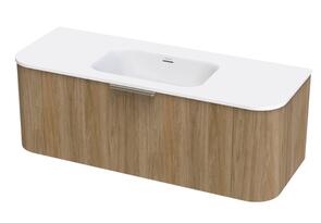 Athena Serifos Swift Vanity Wall Hung Single Drawer, 1200mm