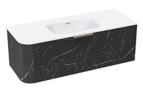 Athena Serifos Swift Vanity Wall Hung Single Drawer Right Hand Wall, 1200mm