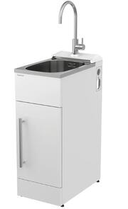 Robinhood Supertub Plus Slim with Door Handle, Console and Gooseneck Mixer