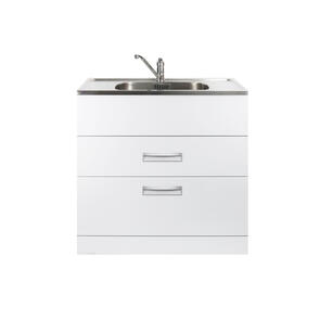 Aquatica Laundra Studio Station with Stainless Steel Top, 900mm