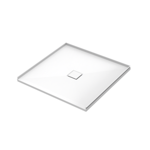 Athena Slateforma Shower Tray Alcove ABC Upstand Centre Waste, 900x900mm