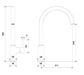 Villeroy & Boch Vita Kitchen Mixer