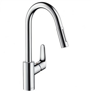Hansgrohe Focus Sink Mixer with Pull Out Spray