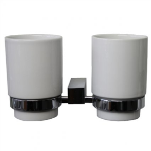 Yatin Rembrandt Ceramic Double Tumbler & Holder