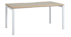 Capri Straight Desk Oak / White