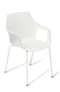 Eden Coco Chair White Frame With Arms