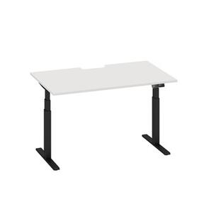 Orion Dual Motor Electric Height Adjustable Desk - Black/White