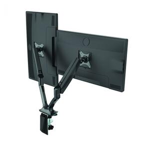 Gladius Double Monitor Arm Black