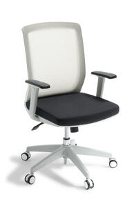 Eden Media Boardroom White Frame Chair