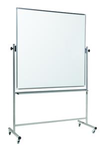 Boyd Visuals Mobile Pivoting Whiteboard Lacquered Steel