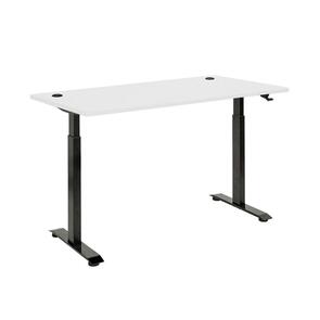 Numa Pneumatic Height Adjustable Desk Black / White