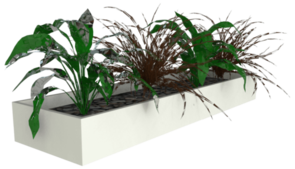 Slider Planter Box White