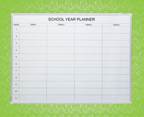 Boyd Visuals Porcelain School Year Planner Whiteboard