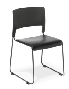 Eden Slim Chair with Vinyl Seat