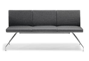 Eden Sofia 3-Seater Chrome Frame