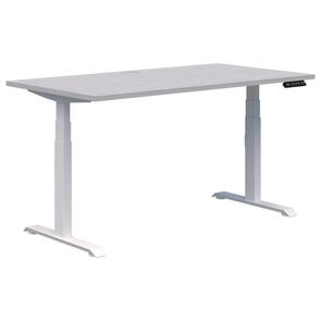 Pintari Standing Desk White / Silver Strata