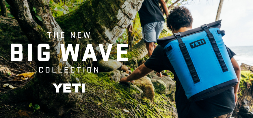 Yeti Big Wave Blue Collection - Now available online at Land & Sea NZ