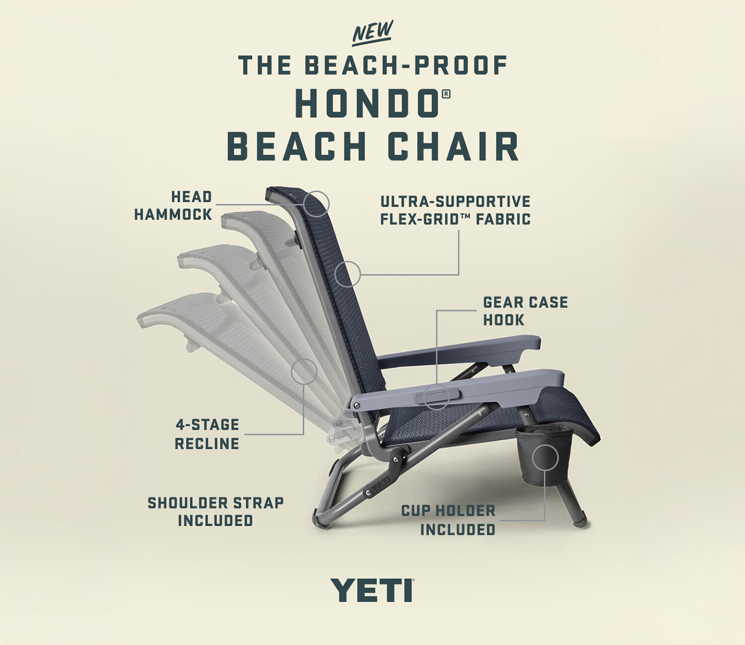 YETI Hondo Beach Chair 1/4