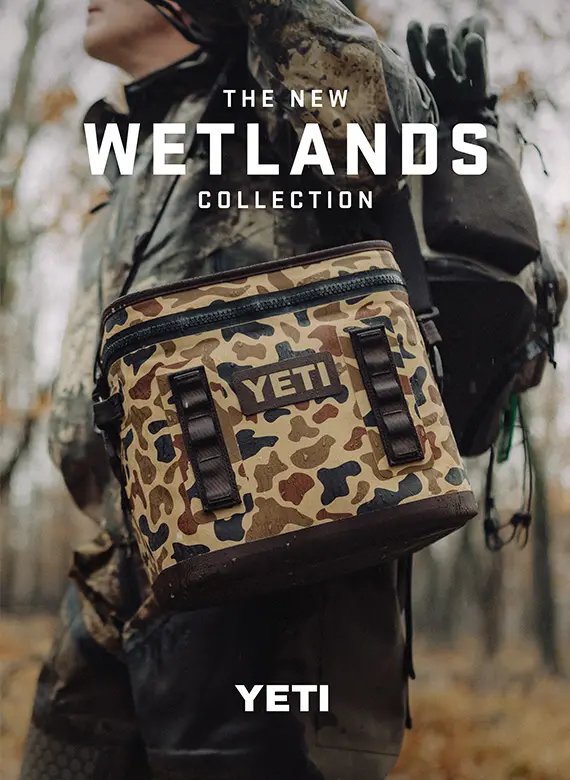 YETI Wetlands Camo Collection | Land & Sea NZ
