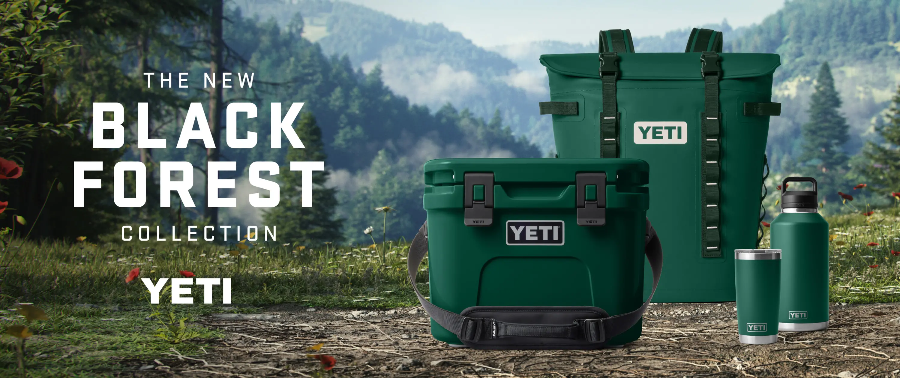 YETI Black Forest Green Collection