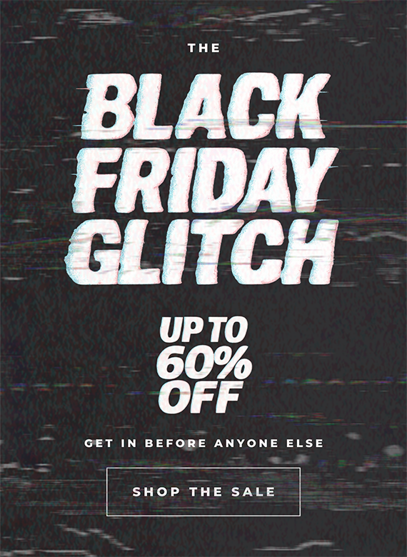 Early Bird Black Friday Sale