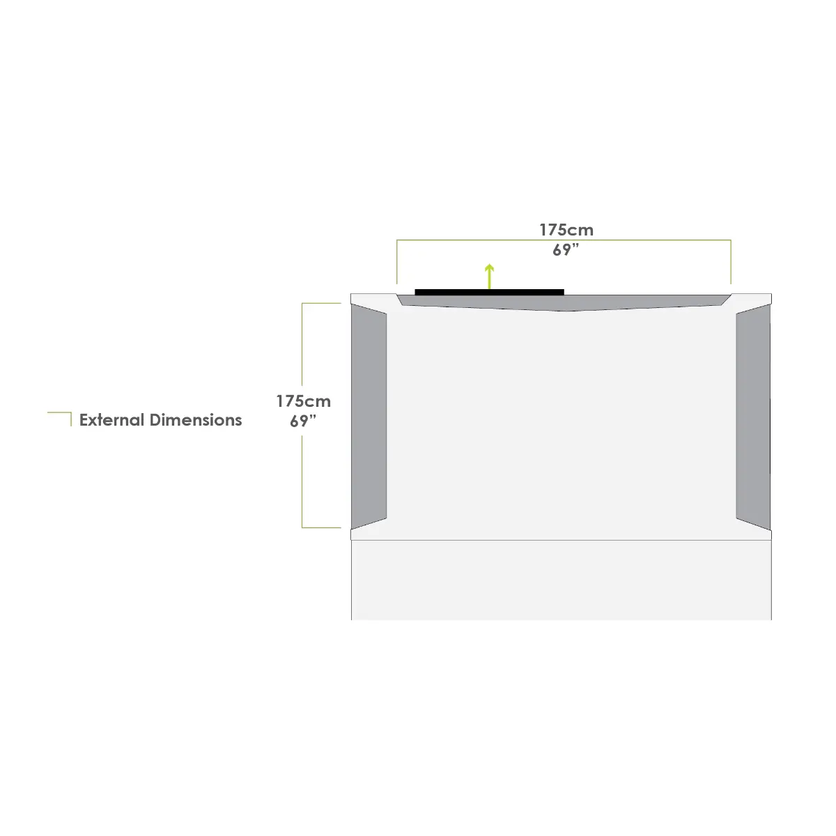 Zempire Canvaslite Sunroom Dimensions