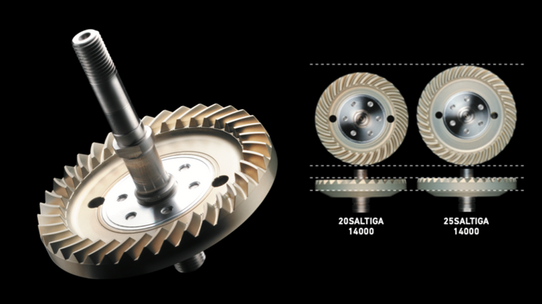 Daiwa Oversized Power Digigear Image of the gears