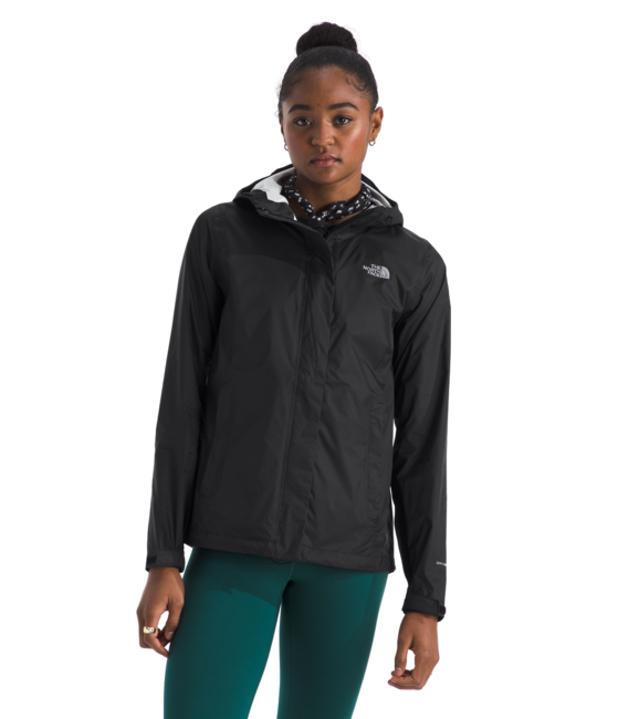 The North Face Women's Venture Rain Jacket TNF Black Land