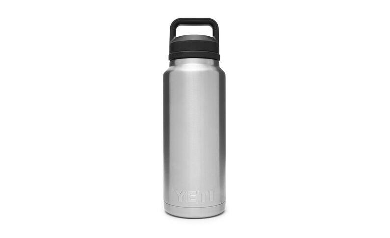 Yeti Rambler 36 oz Bottle with Chug Cap - Stainless | Land & Sea NZ