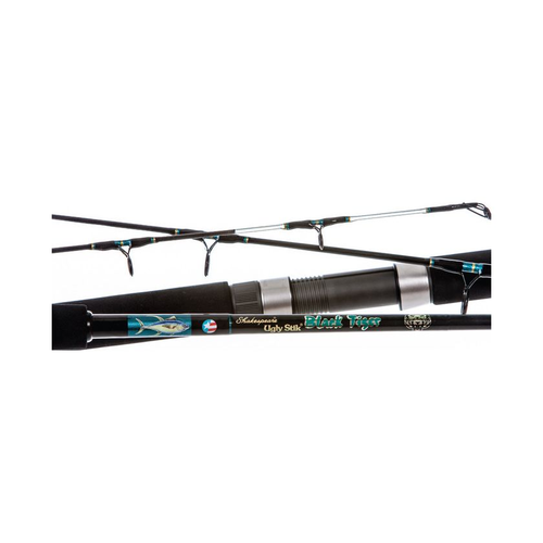 Ugly Stick Black Tiger Spin Rod - 6ft 2pc Medium Heavy