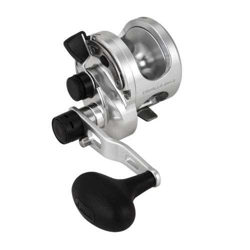 Okuma Cavalla 12 Narrow Boat Reel - Two Speed Silver | Land & Sea NZ