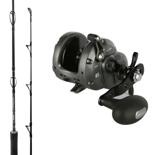 Okuma Cortez 10 Stardrag OH Reel with Braid Cortez OH Jigging