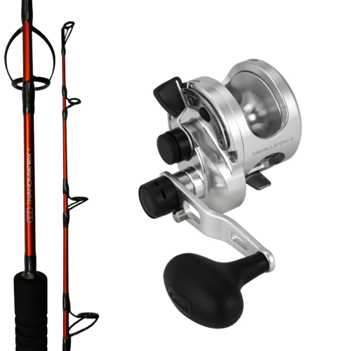 Okuma Cavalla Silver Narrow 2-Speed OH Reel Nanomatrix Plus OH