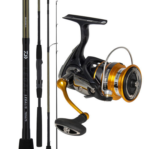 Daiwa Revros LT 2000 | Legalis 7' 4pc Freshwater Travel Combo | Land ...
