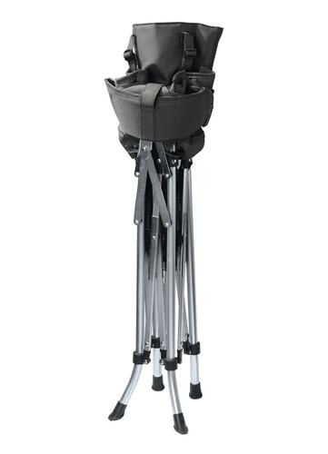 Kiwi Camping Folding High Chair Black With Tray Land Sea NZ