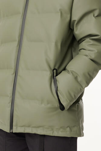 Huffer khaki outlet down jacket