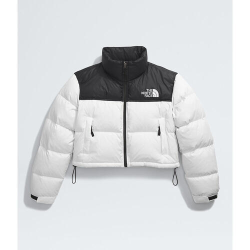 The North Face Women's Nuptse Short Jacket - White Dune